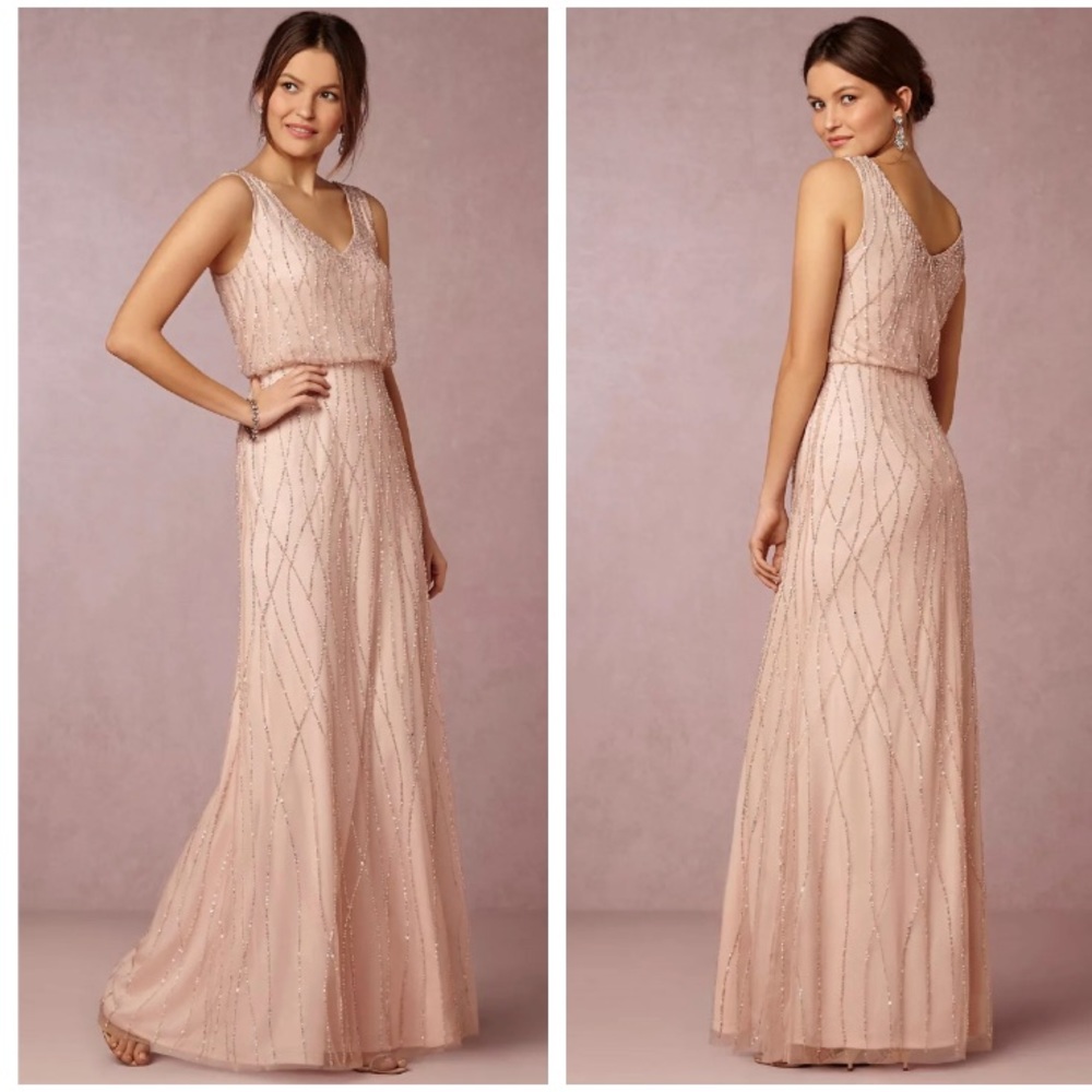 NEW Adrianna Papell BHLDN Brooklyn Beaded Dress